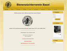 Tablet Screenshot of imker-basel.ch